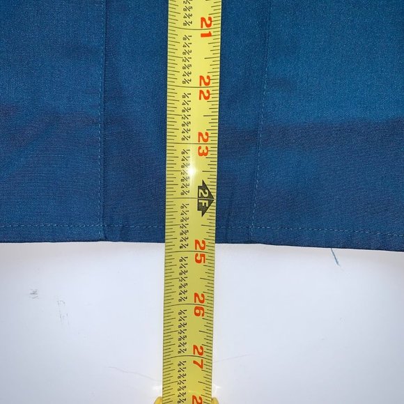 🍃2/$20🍃 WONDERWINK Women's Scrubs Bravo 5 Pocket VNeck Top, Caribbean, X-Small - Picture 5 of 6